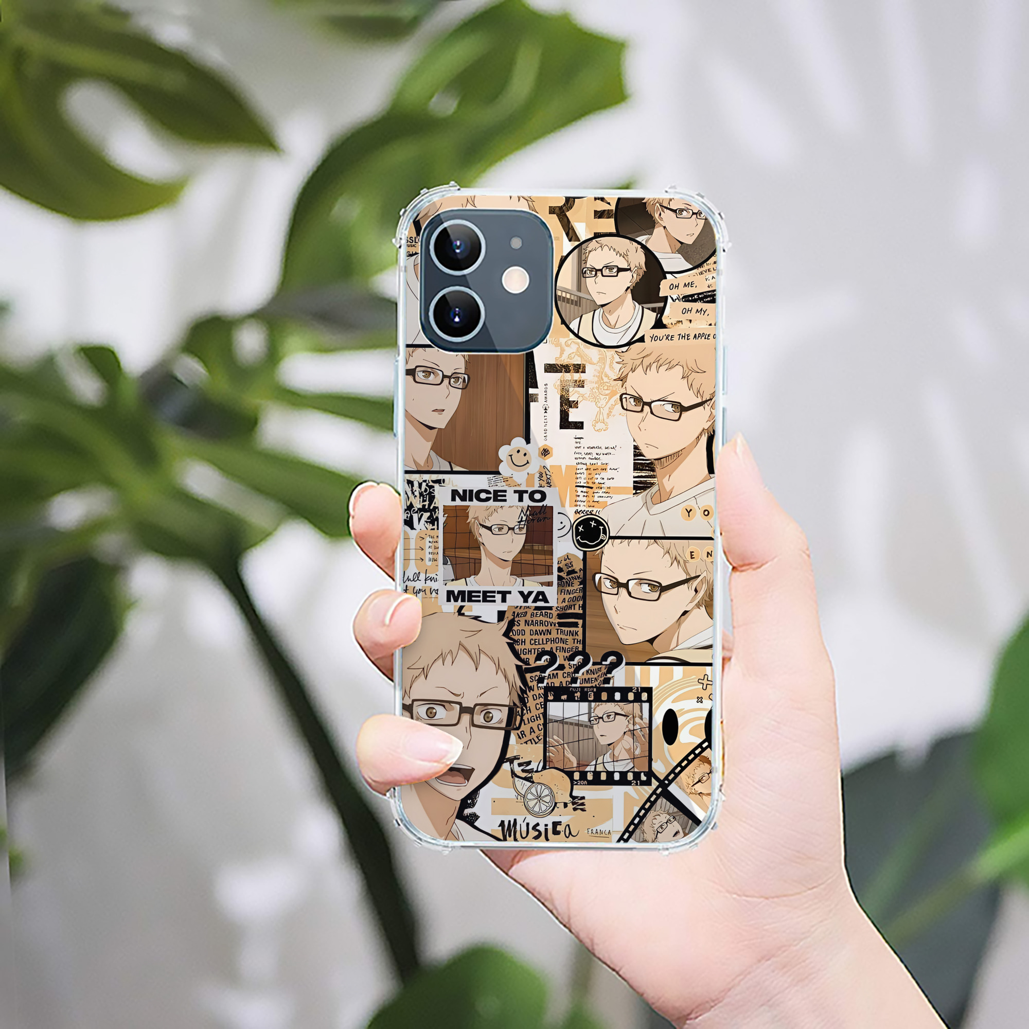 （画像用） ハイキュー!! Haikyu!! 【iPhone 12シリーズ対応】透明スマホケース（クリアソフトケース）